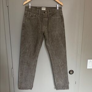 Todd Snyder Men's Brown Distressed Jeans